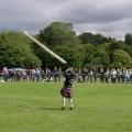 "Hall of the Clans" in Eden Court during the Inverness Highland Games.