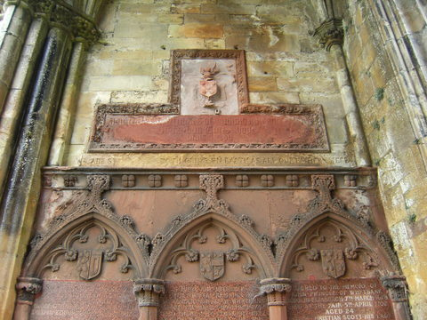 Pringle Family Crypt at Melrose Abbey