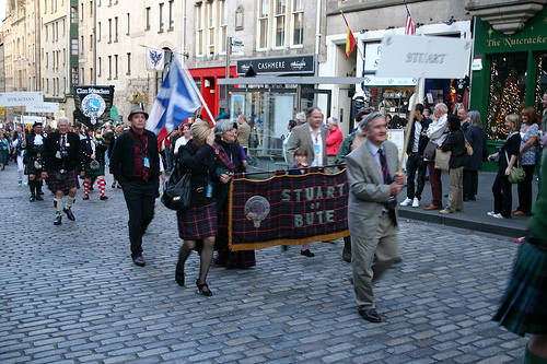 Clan Stuart of Bute at The Clan Parade - The Gathering 2009