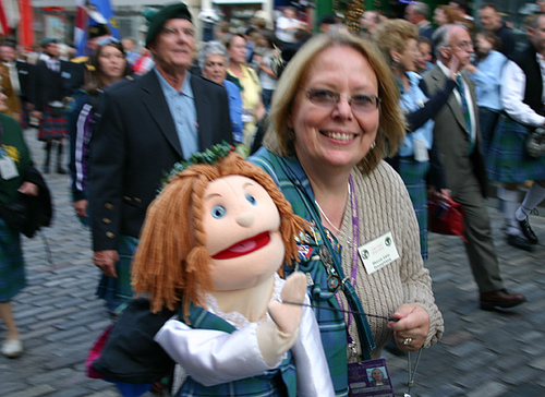 Clan Irvine in The Clan Parade, the Gathering