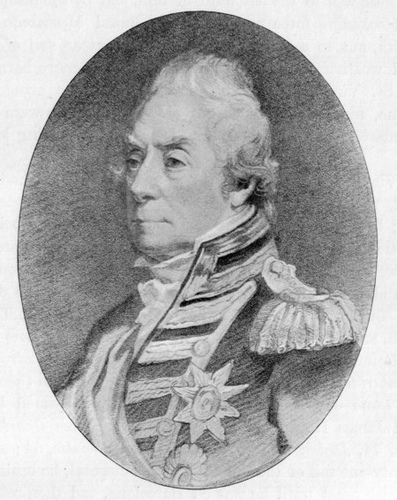 Chief of the Royal Navy’s Channel Fleet, Admiral Viscount Keith.