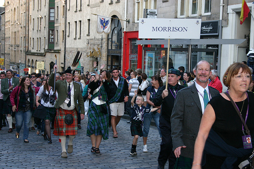 Clan Morrison at The Clan Parade - The Gathering 2009