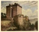 Borthwick Castle - 1950s print