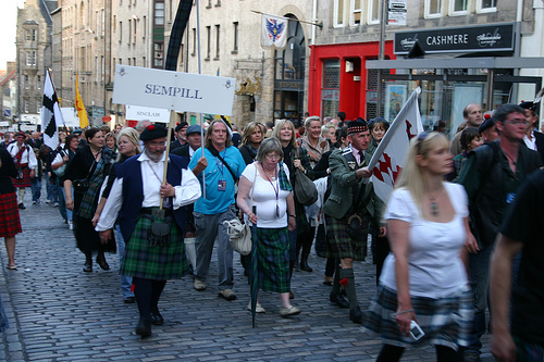 Clan Sempill at The Clan March, The Gathering 2009