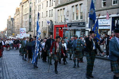 Clan Pitcairn at The Clan Parade - The Gathering