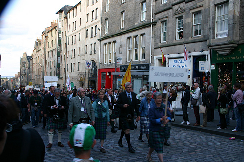 Clan Sutherland At The Clan Parade - The Gathering 2009