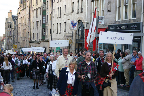 Clan Moffat at The Clan Parade - The Gathering 09