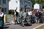 Clan MacLaren during parade - Lochearnhead Games 23 July, 2011