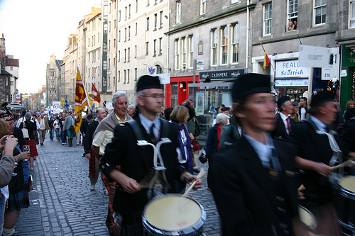 Clan Nesbitt in The Clan Parade - The Gathering 09