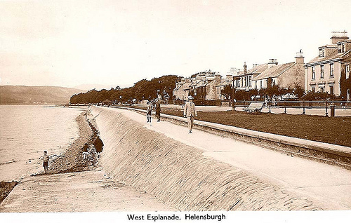 Dunbartonshire, Helensburgh, West Esplanade 1940's