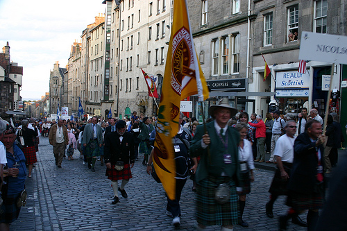 Clan Nicolson at The Clan Parade - The Gathering