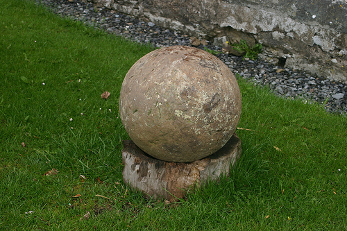 The Menzies Stone at Menzies Castle