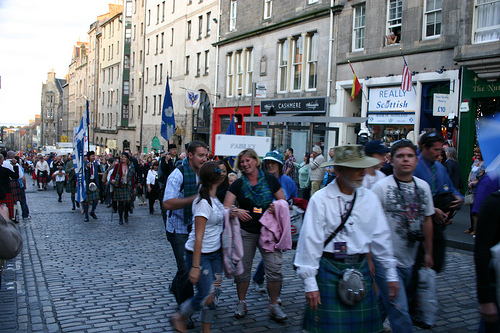 Clan Paisley at the Clan Parade - The Gathering