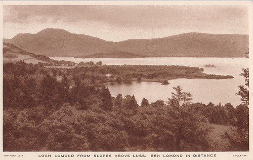 Loch Lomond From Slopes Above Luss