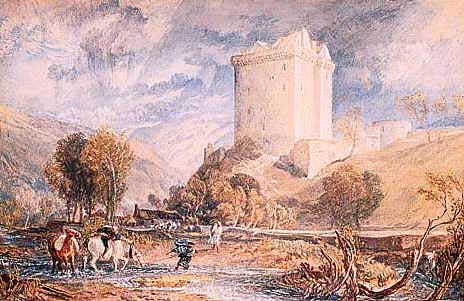 Borthwick Castle - Turner 1818