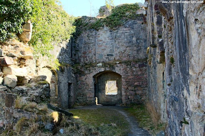 Inside Castle Lachlan