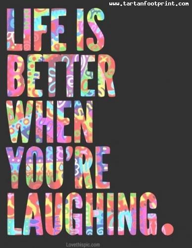 Laughter stimulates your endorphins