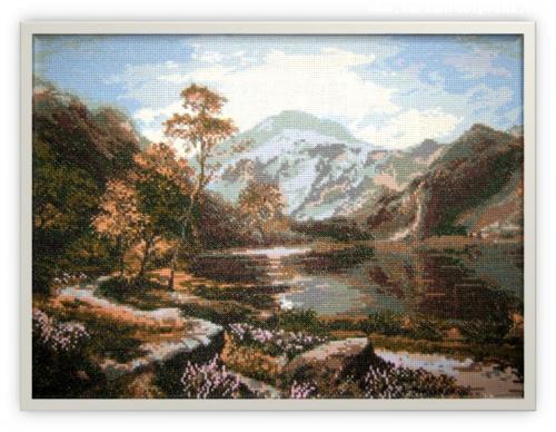 Loch Lomond.Cross-stitching