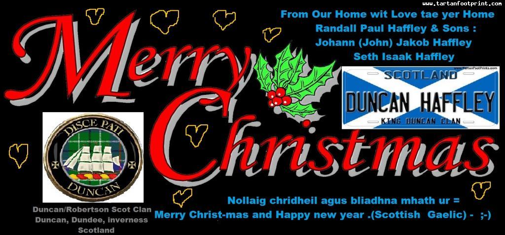 duncan christmas banner