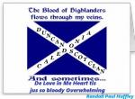scottish highlander blood flows