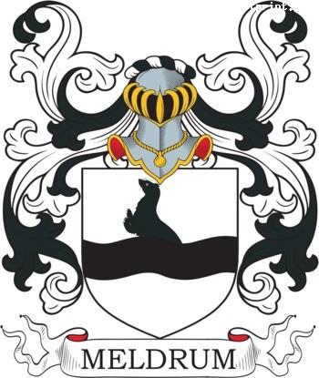 13  Various Designs of the Meldrum Coat of Arms