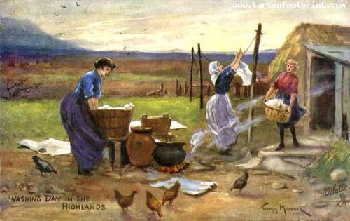 0_post_card_views_scotland_scottish_life_and_character_washing_day_in_the_highlands